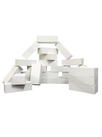 Playlearn White Foam Bricks