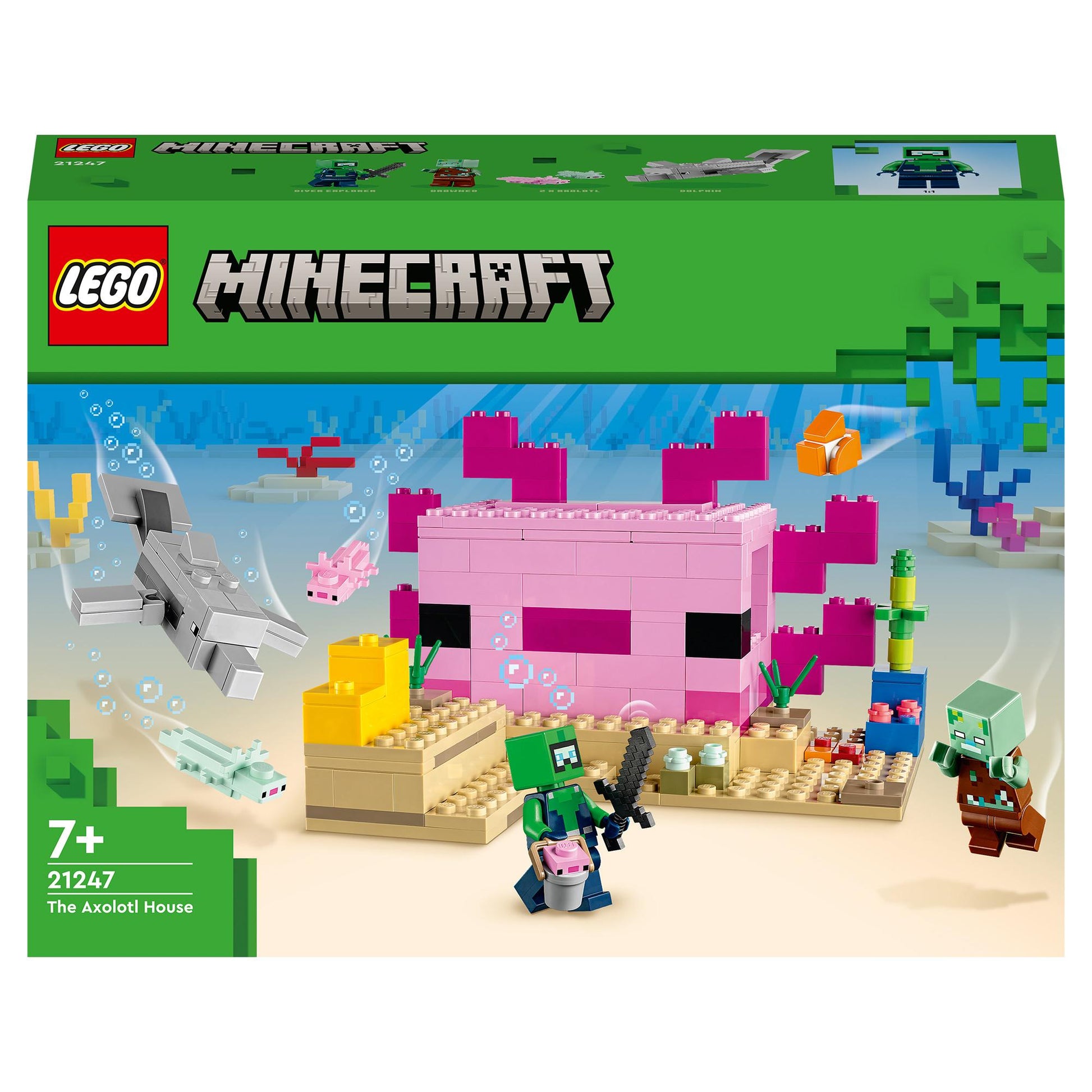Lego Minecraft 21247 The Axolotl House