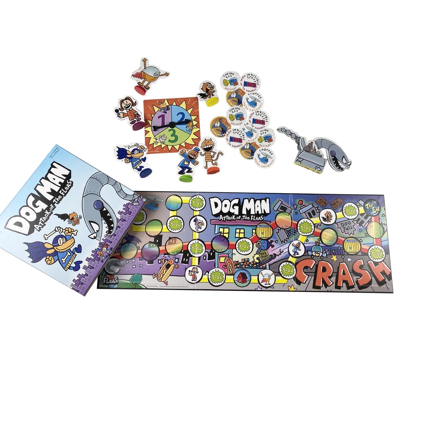 University Games Dog Man Attack of the Fleas Board Game