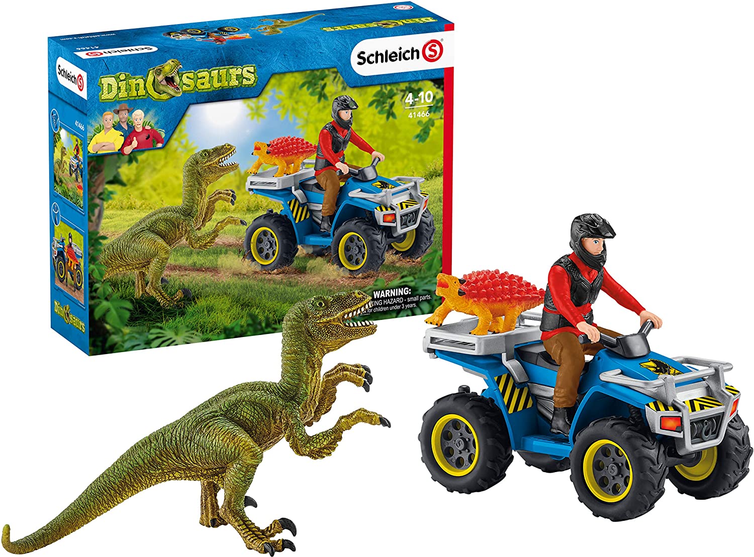 Schleich Quad Escape From Velociraptor