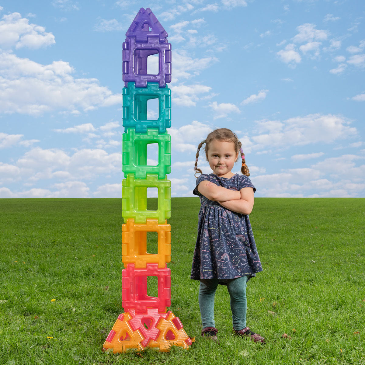 Polydron Translucent Giant Polydron Set