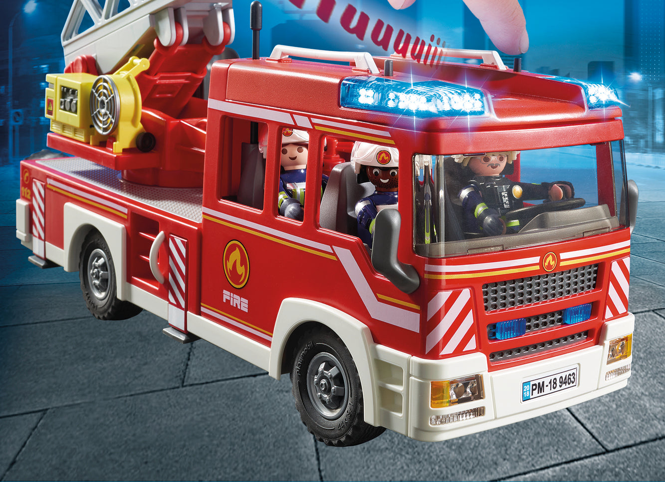 Playmobil 9463 City Action Fire Ladder Unit