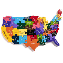 Alphabet Jigsaws Map of the USA