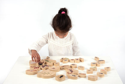 TickiT Wooden Mini Beast Blocks