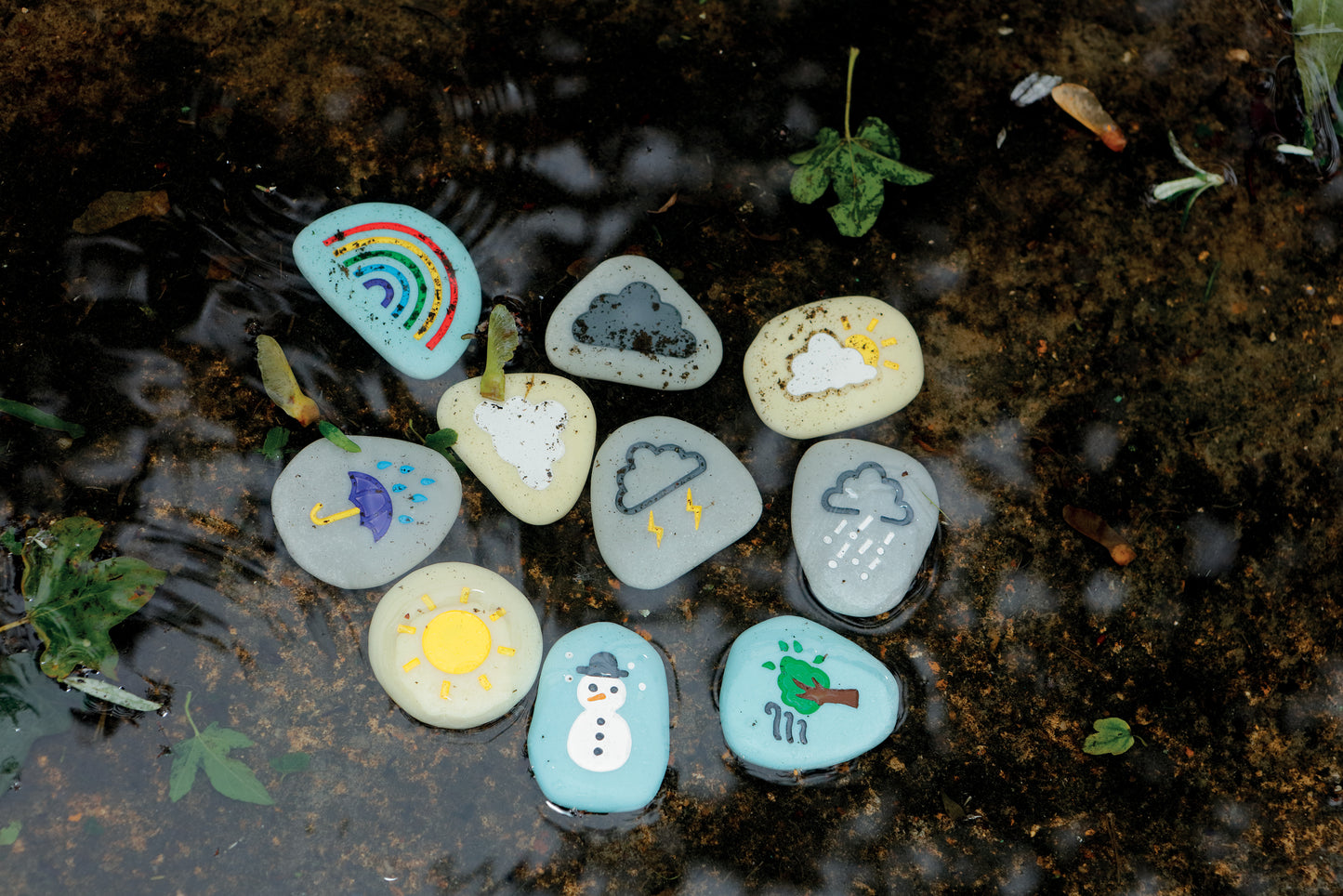 Yellow Door Weather Stones