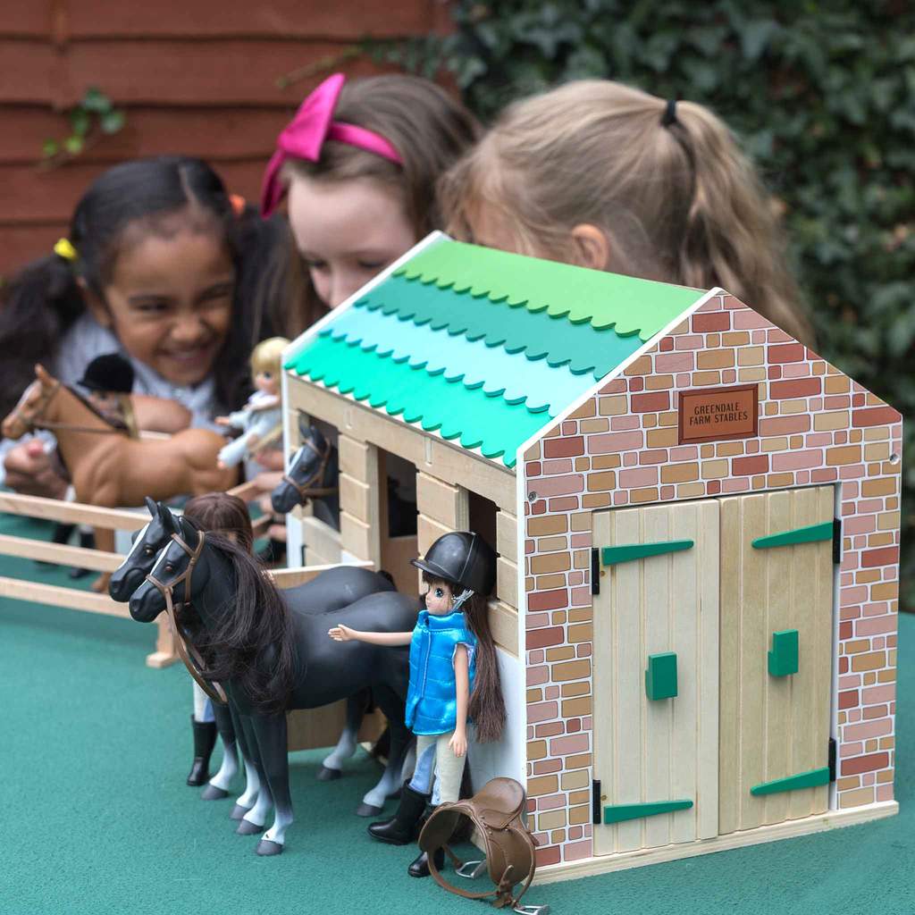 Lottie Stables Wooden Playset