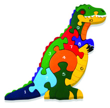 Alphabet Jigsaws Number T-Rex