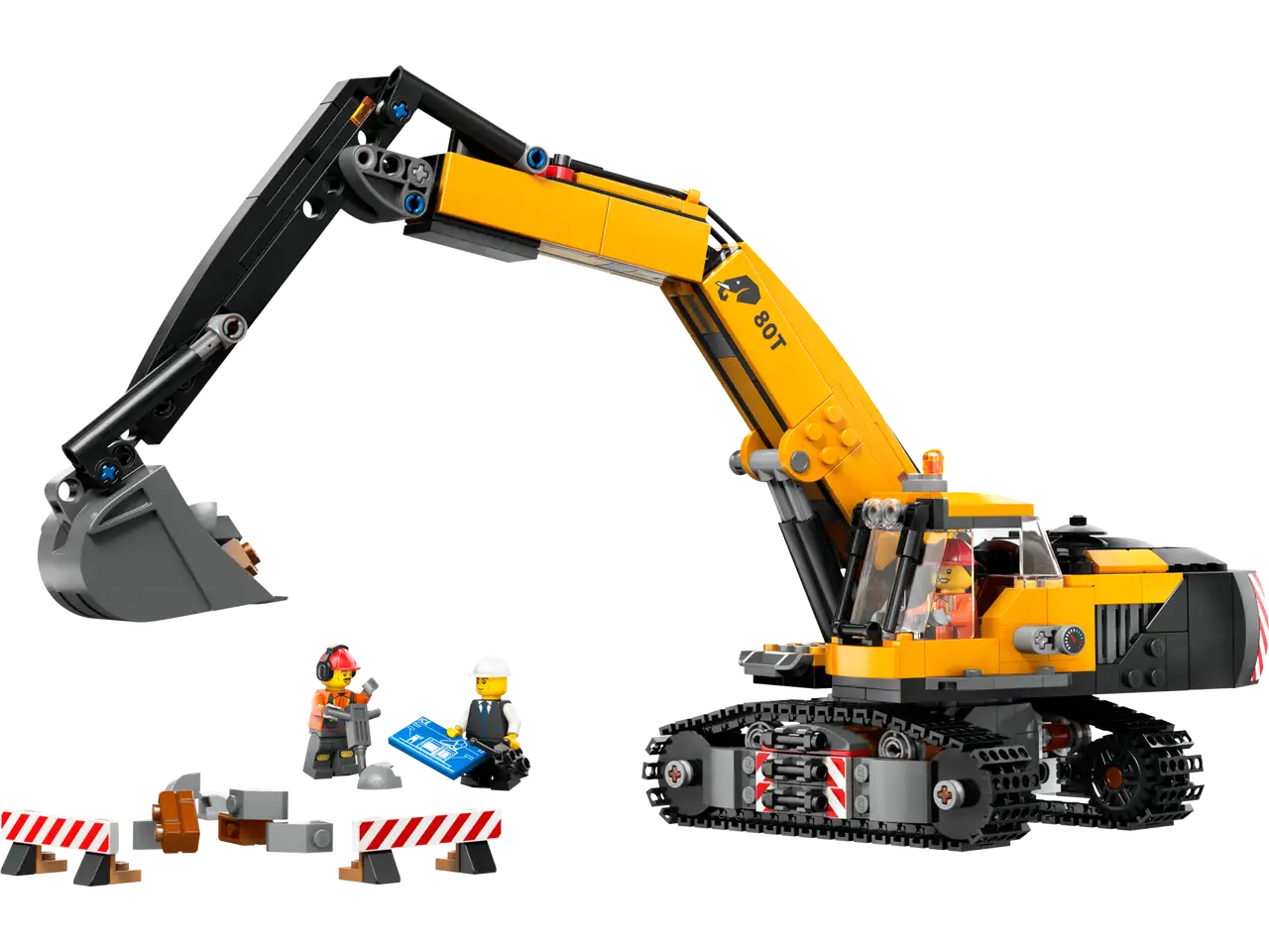 Lego City 60420 Yellow Construction Excavator