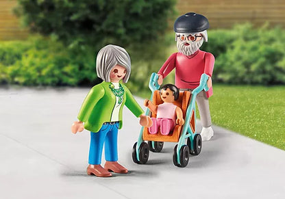 Playmobil 71613 My Life Grandparents with Baby