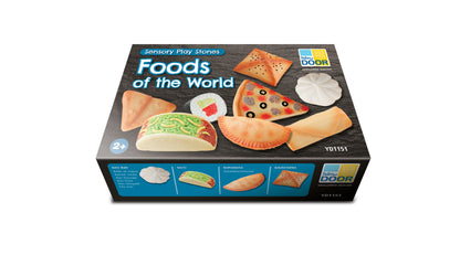 Yellow Door Sensory Play Stones - Foods of the World