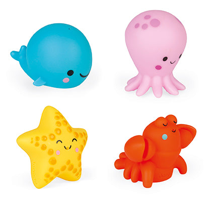 Janod 4 Sea Animals Squirters