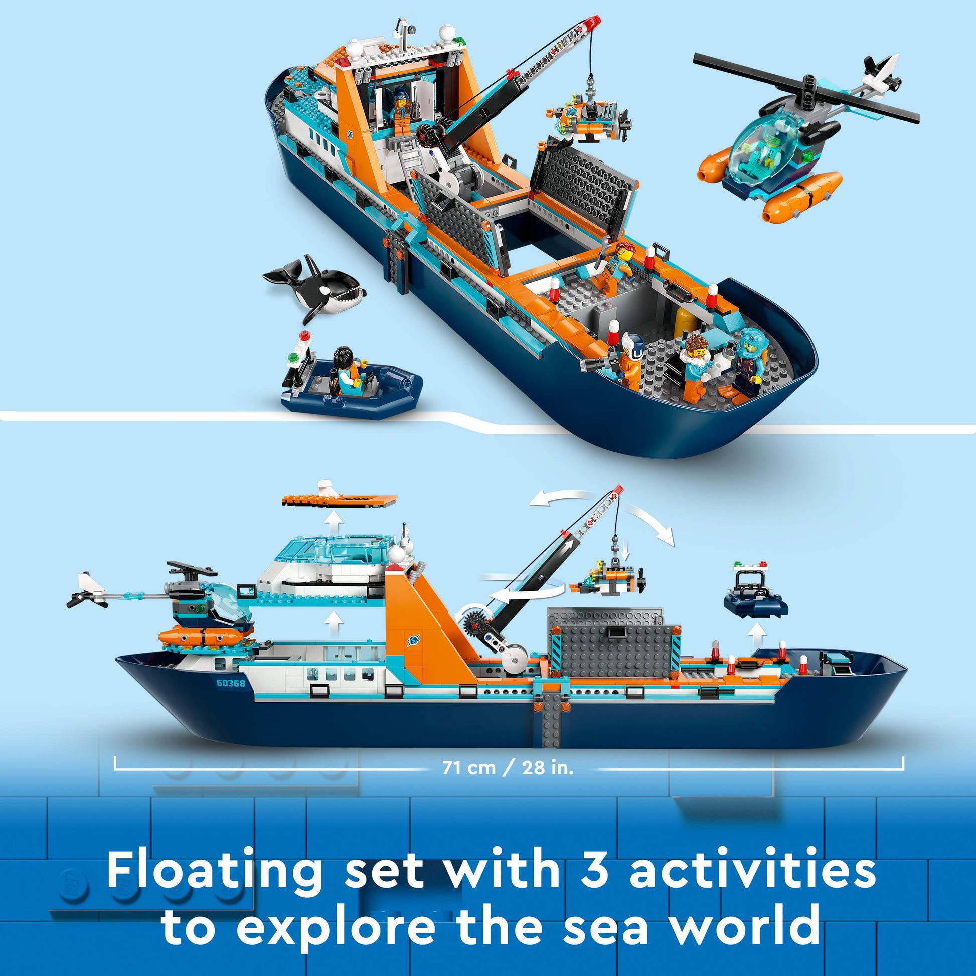 Lego City Exploration 60368 Arctic Explorer Ship (R)