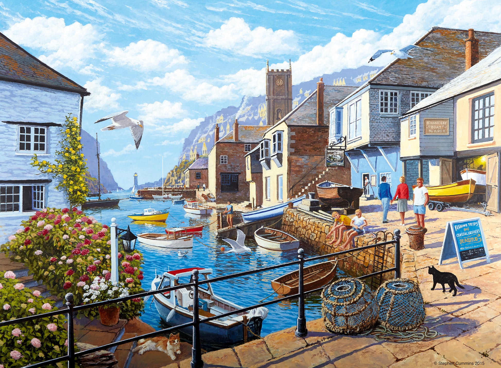 Ravensburger Tranquil Harbour 500pc Jigsaw Puzzle