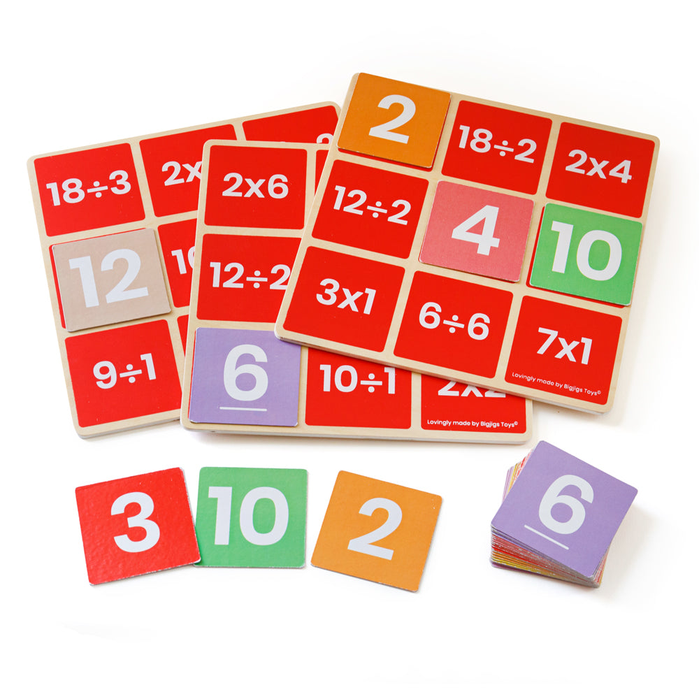 BigJigs Math Bingo - Multiply & Divide