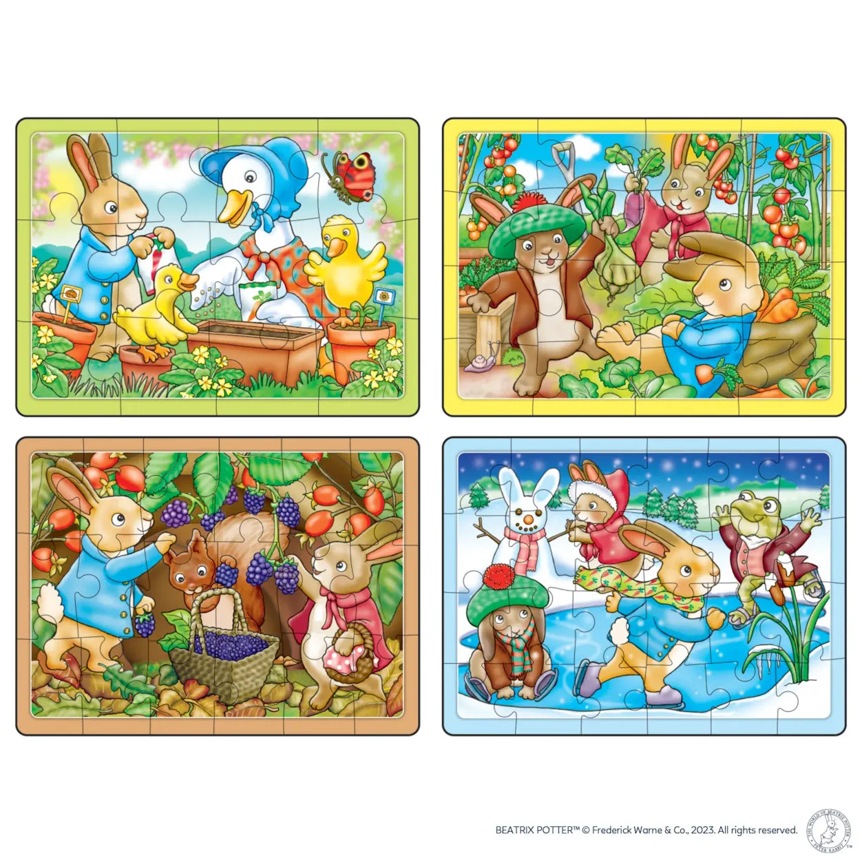 Orchard Toys Peter Rabbit - 4-In-A-Box Puzzles