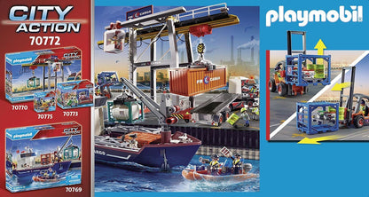 Playmobil 70772 Cargo Forklift with Freight