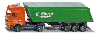 Siku 1:87 Truck With Fliegl Trailer And Roof