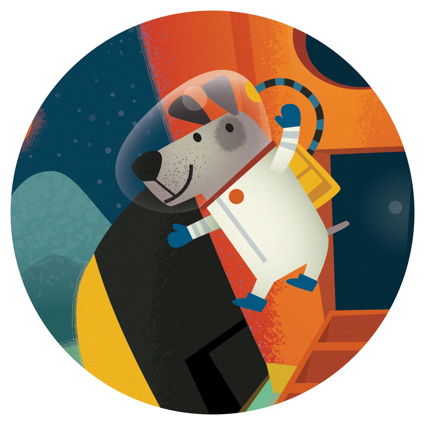 Djeco Spaceship Silhouette Puzzle