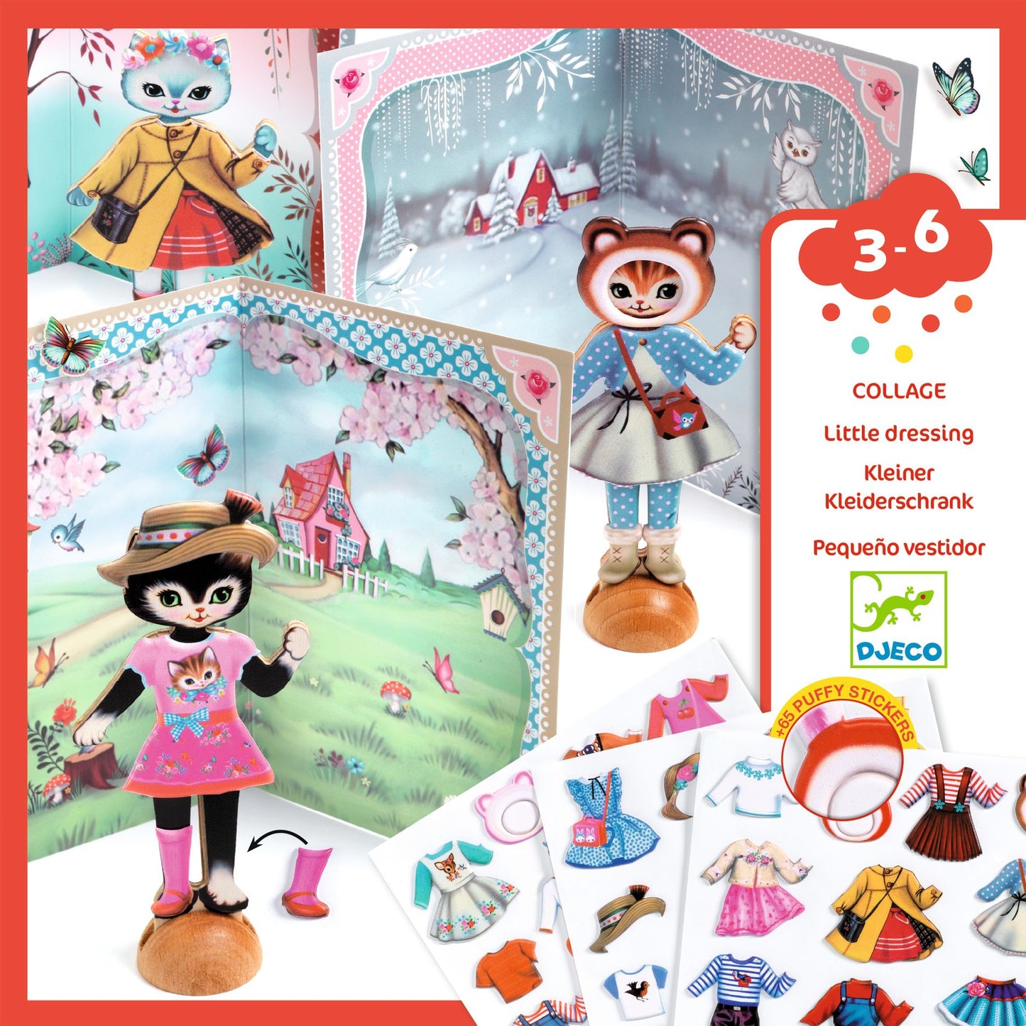 Djeco Collage Little Wardrobe