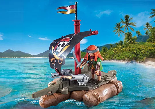 Playmobil 71794 Pirates Pirate Raft with Treasure