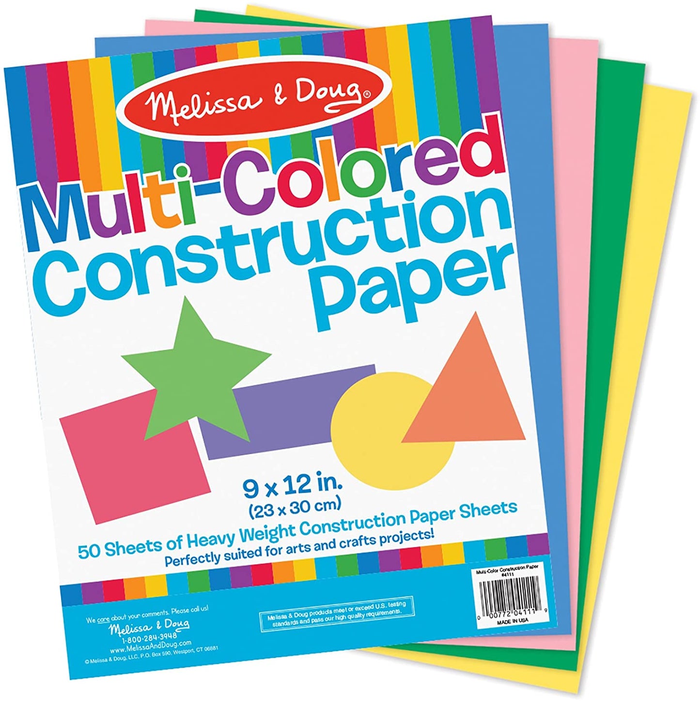 Melissa & Doug Multi Colour Construction Paper
