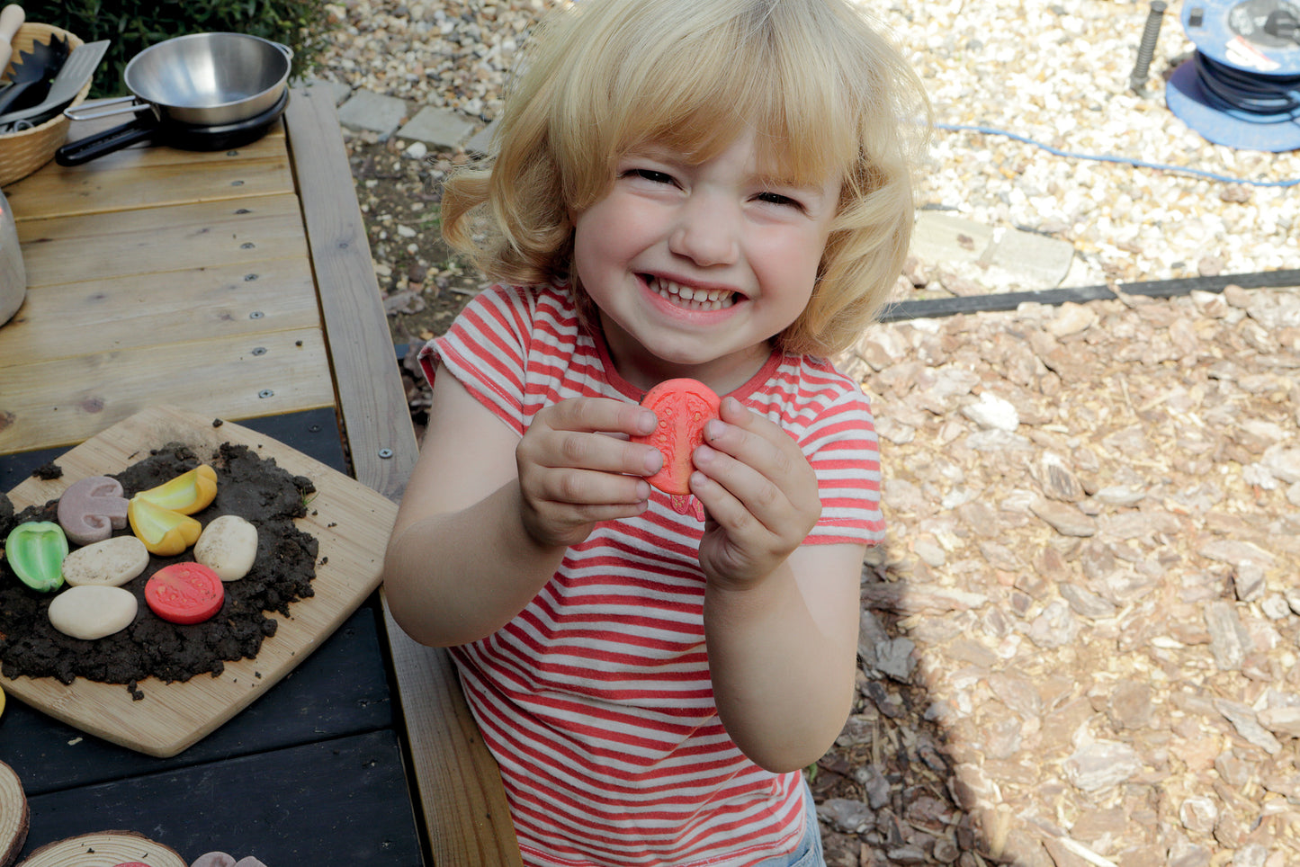 Yellow Door Sensory Play Stones – Pizza Toppings
