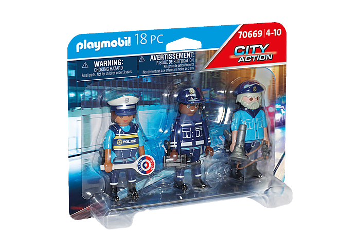 Playmobil 70669 City Action Police Figure Set