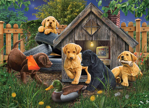 Cobble Hill Puzzles 1000 Pieces In The Doghouse