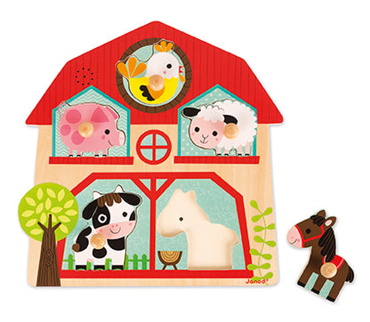 Janod Musical Puzzle - The Friends Of The Farm