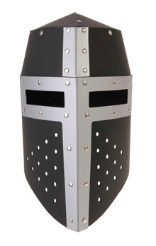 Vah Helmet Aragon Black/Silver, Riveted