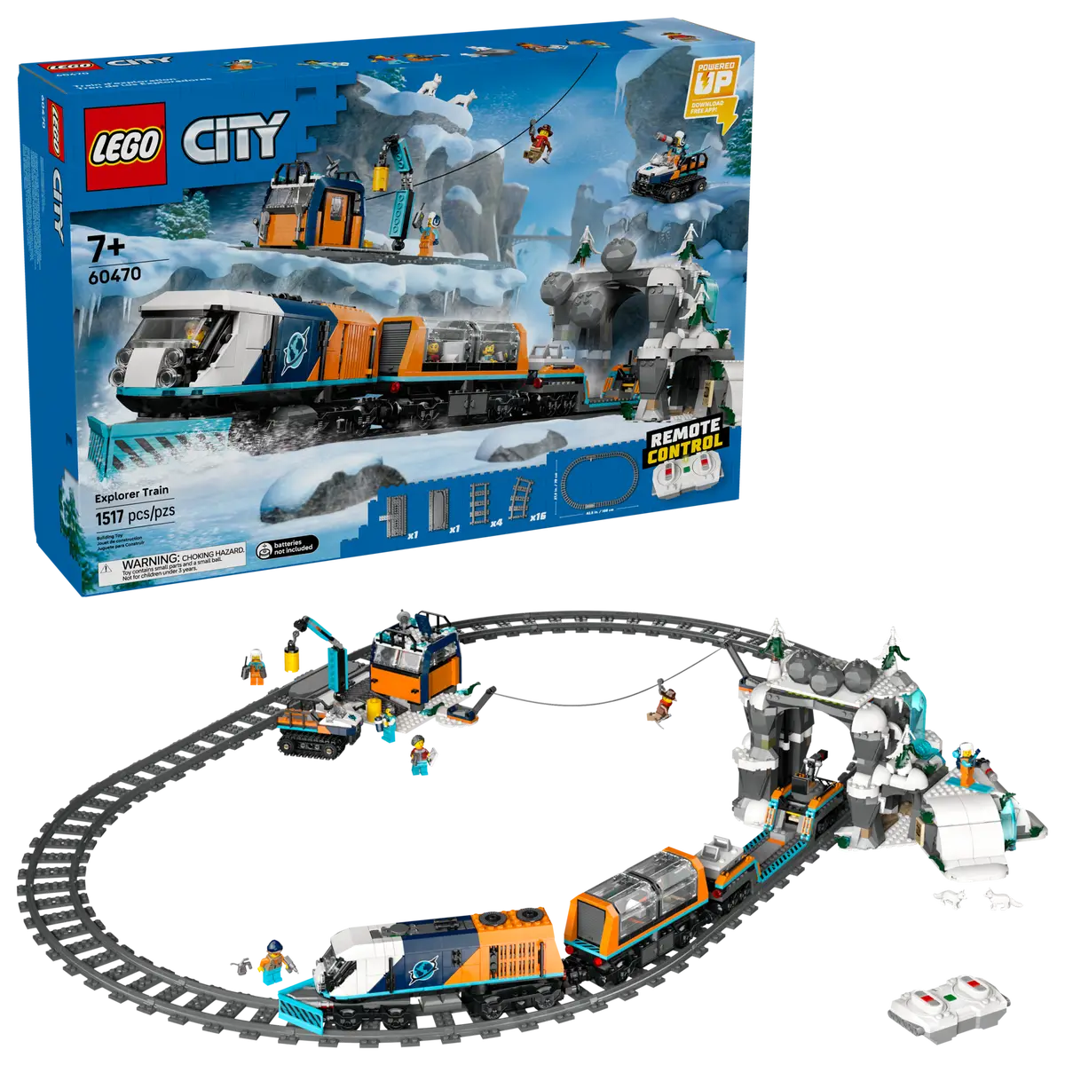 Lego City Trains 60470 Explorers' Arctic Polar Express Train