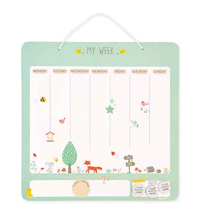 Janod My Magnetic Weekly Planner - English Version