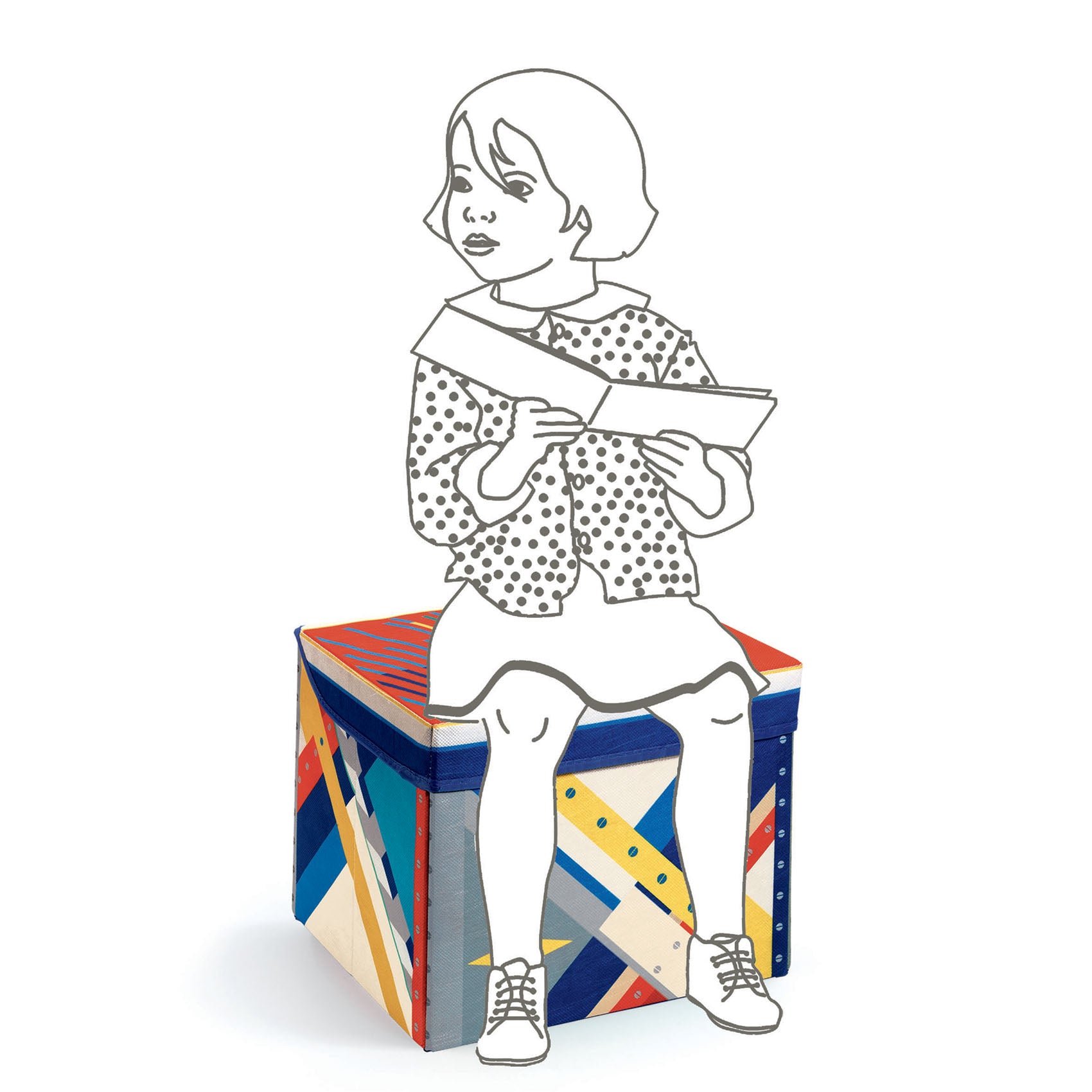 Djeco Rocket Toy Box