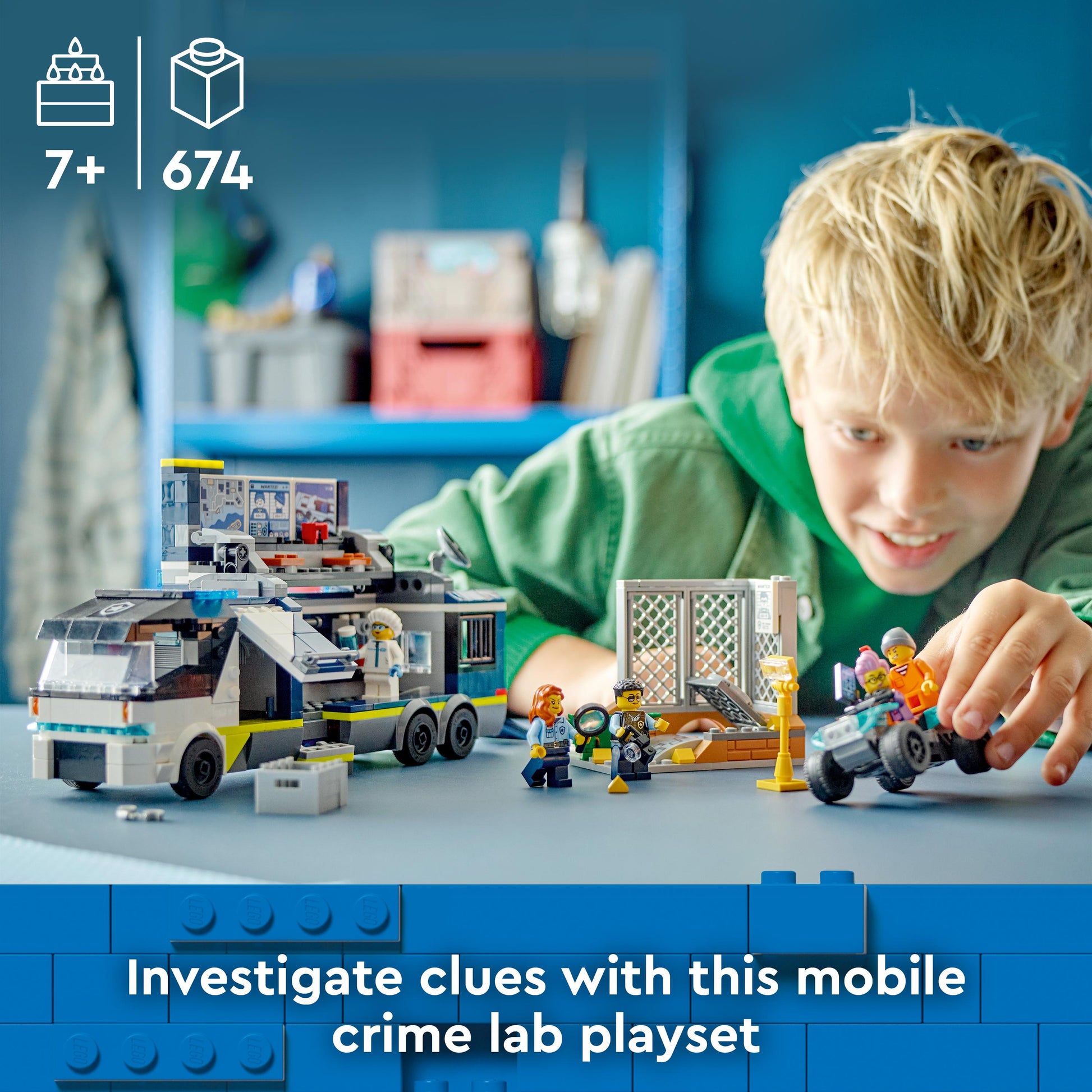 Lego City 60418 Police Mobile Crime Lab Truck