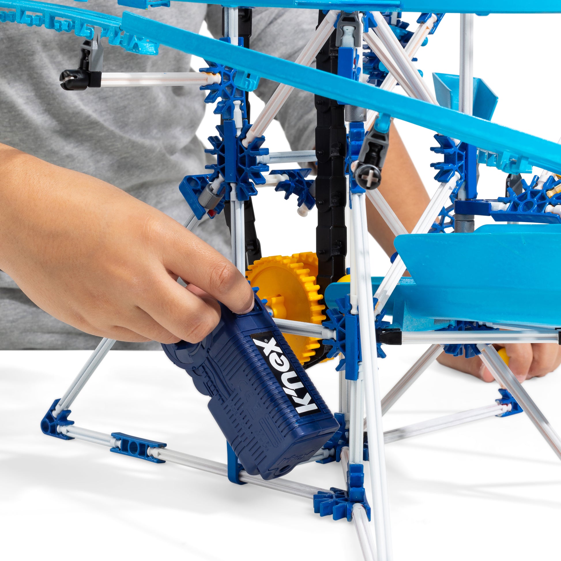 K'nex Classics - Marble Run 3 Model Building Set (with Motor)