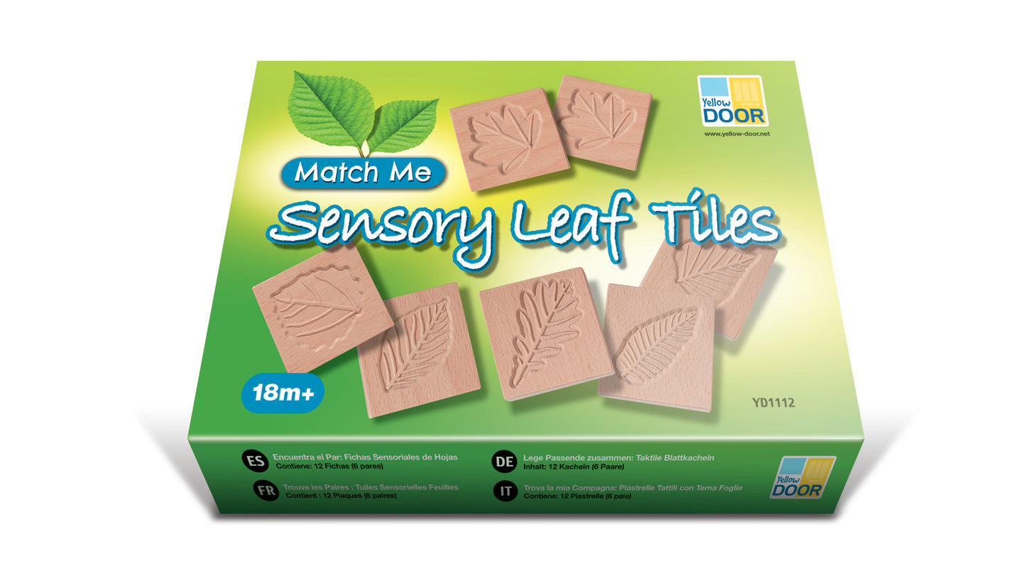 Yellow Door Match Me - Sensory Leaf Tiles
