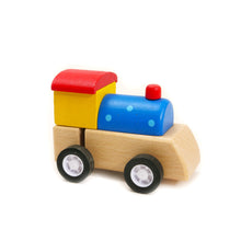 House Of Marbles Wooden Clockwork Train - assorted
