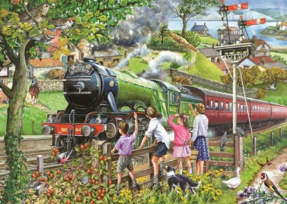 The House Of Puzzles Full Steam Ahead 1000 Piece Jigsaw