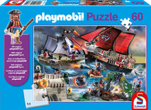 Schmidt Playmobil: Pirates Paradise Puzzle & Play (60pc) inc. one figure