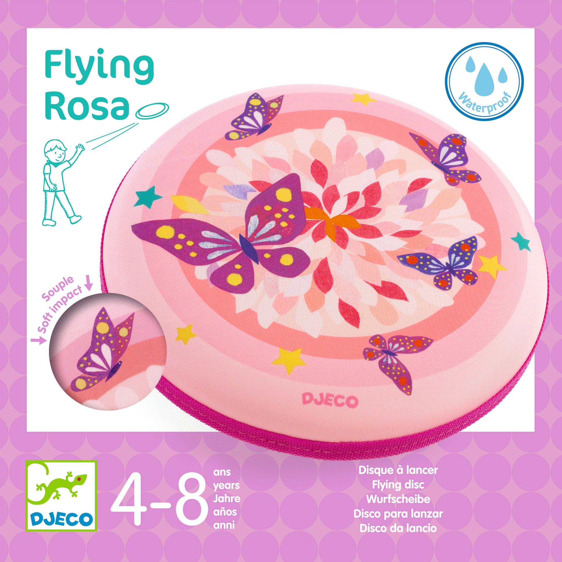 Djeco Flying Rosa Throwing Disc