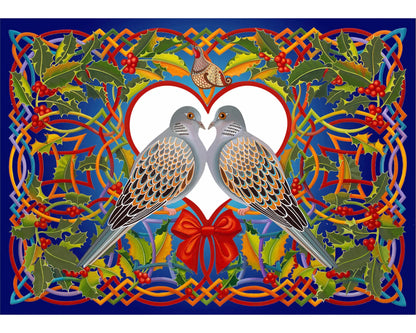 Wentworth Wooden Puzzles Two Turtle Doves - Maxi 250 Pieces
