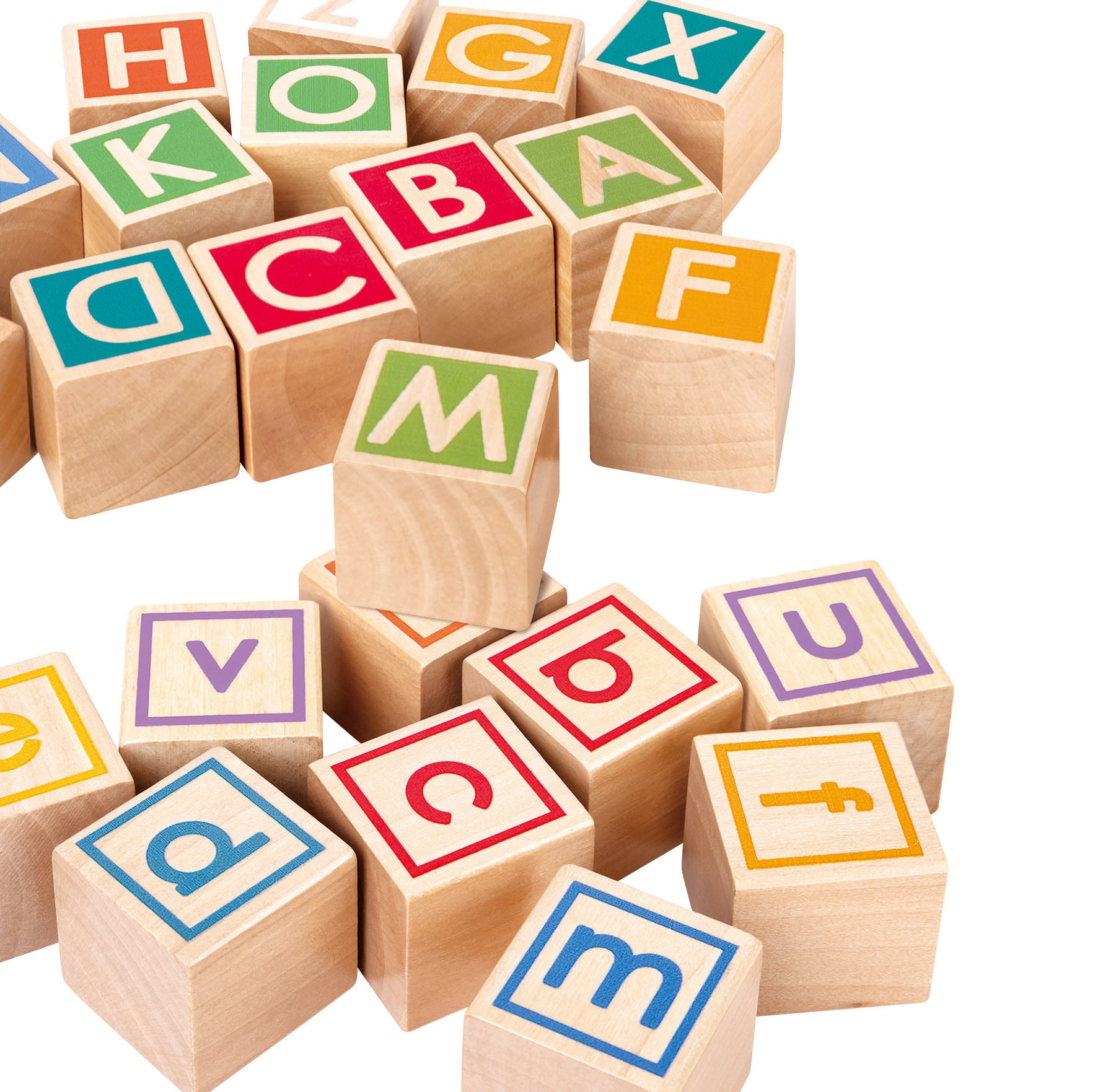 Hape Pull-along Cart with Stacking Blocks