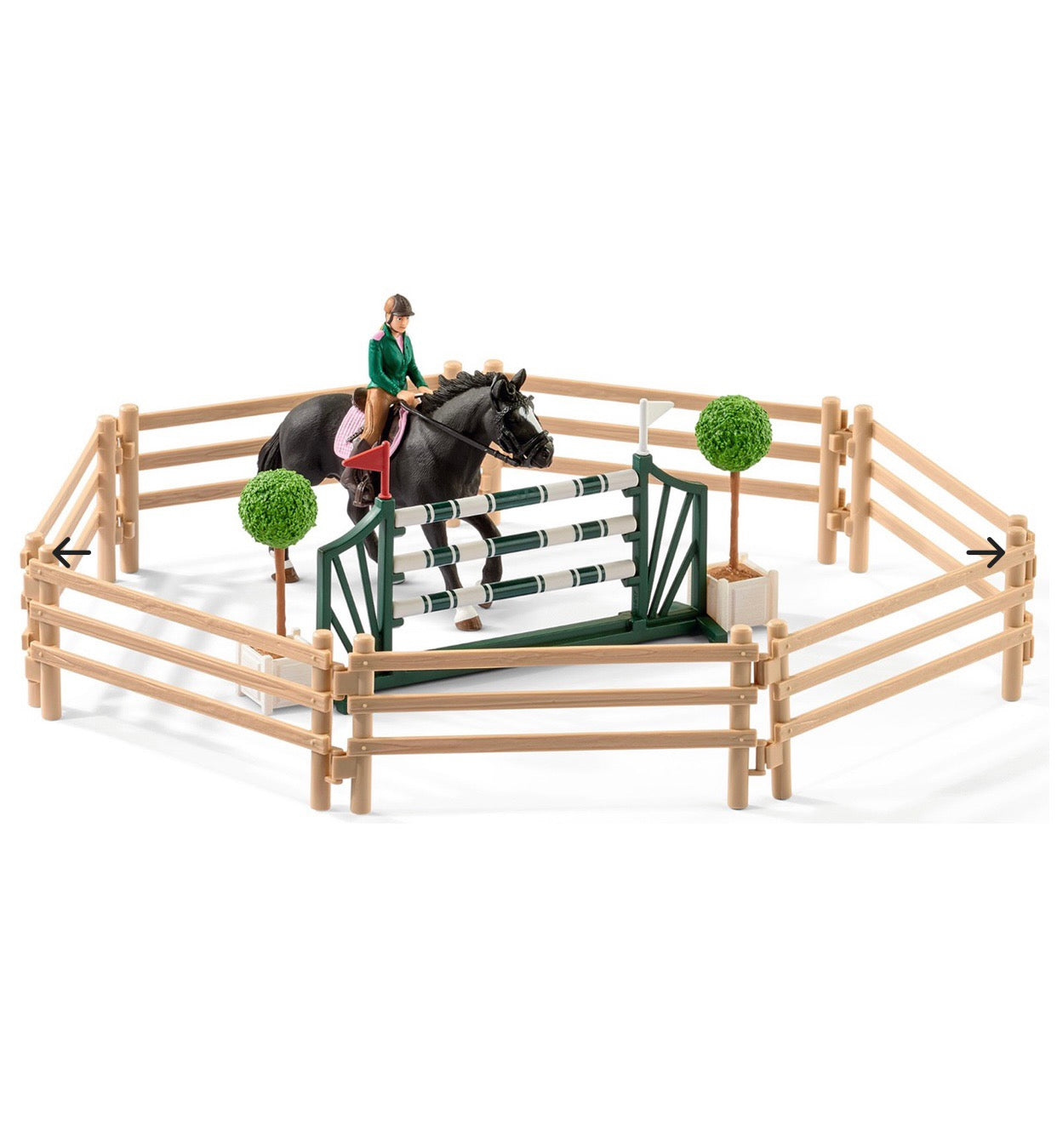 SCHLEICH 42389 RIDING SCHOOL WITH RIDERS AND HORSES