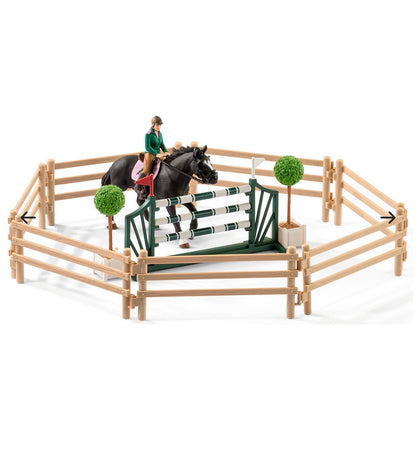 SCHLEICH 42389 RIDING SCHOOL WITH RIDERS AND HORSES