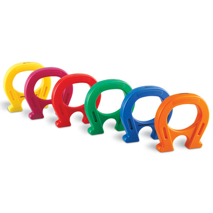 Learning Resources Horseshoe-Shaped Magnets, Set of 6