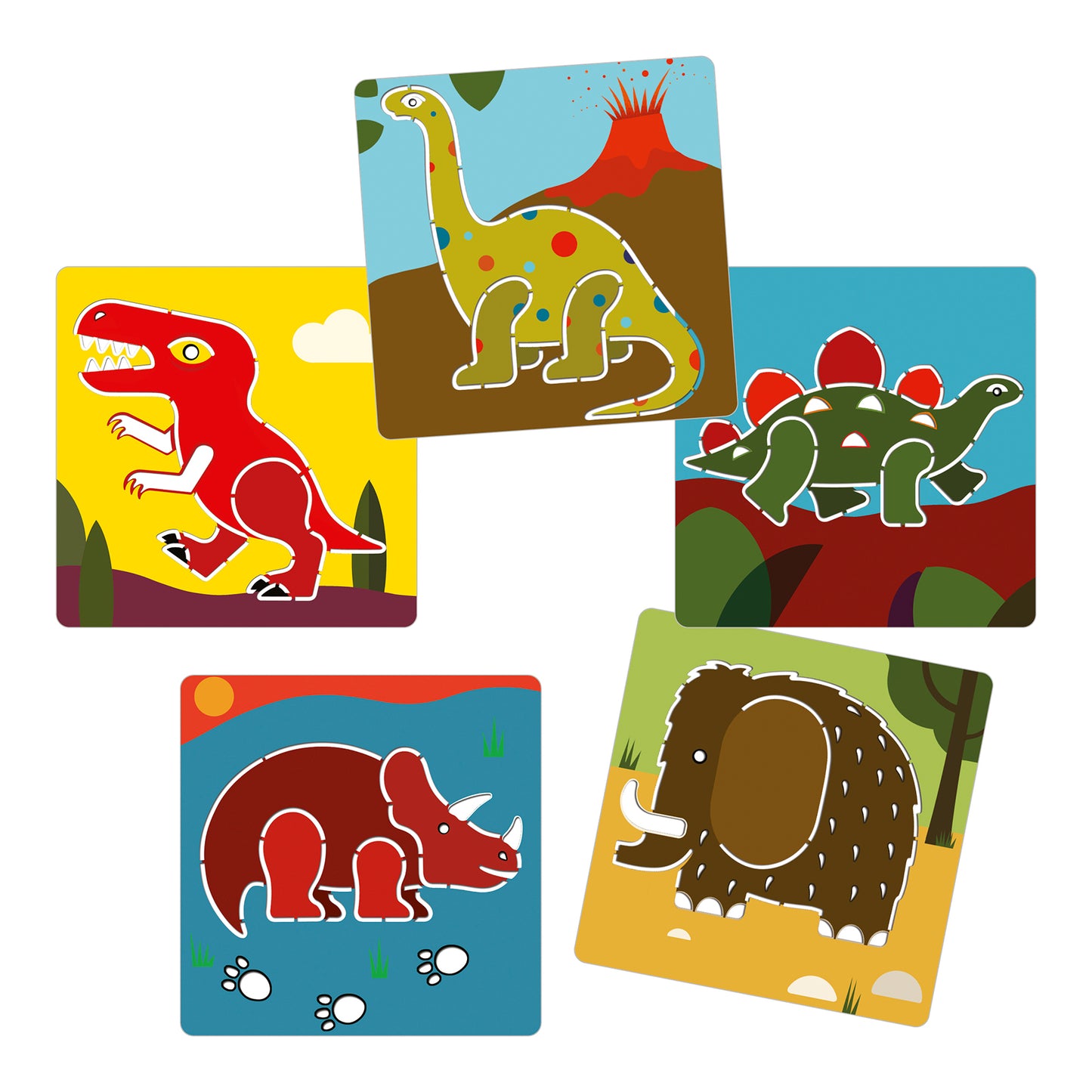 Djeco Dinosaurs Stencils
