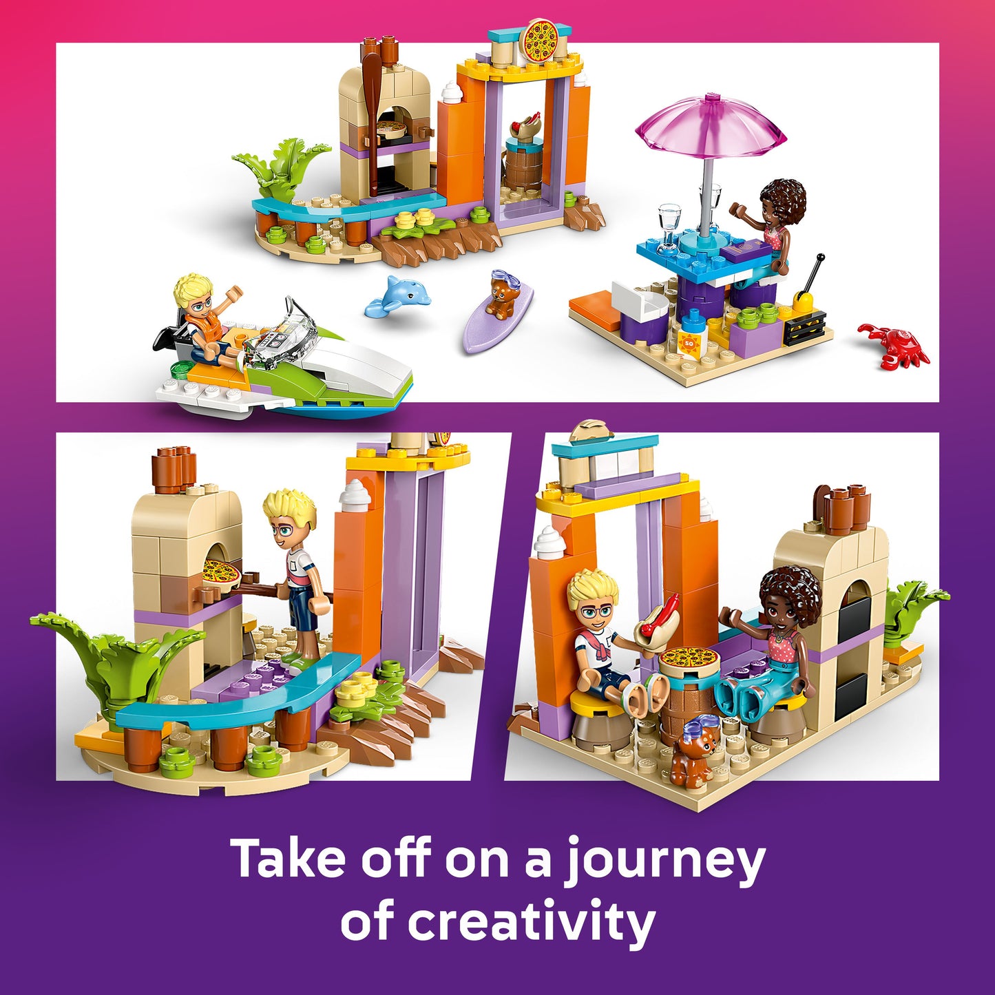 Lego Friends 42672 Creative Beach and Travel Suitcase