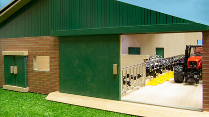 Kids Globe 1:32 Cattle Shed With Milking Parlour