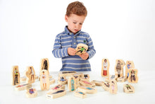 TickiT Wooden Community People Blocks