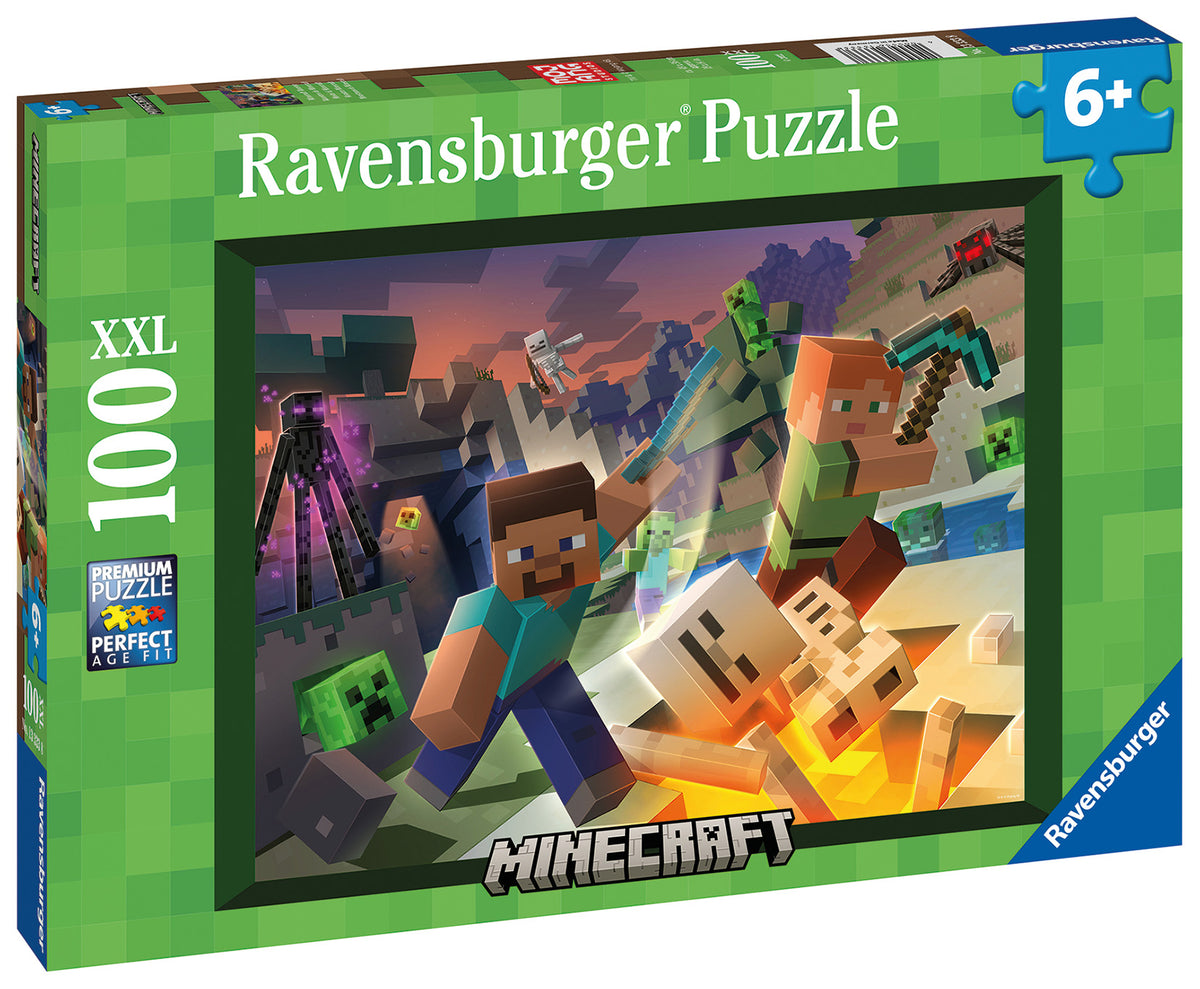 Ravensburger Monster Minecraft, XXL 100pc